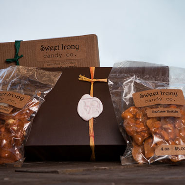 Assortment of Sweet Irony candy